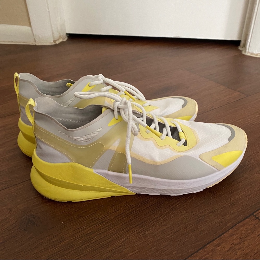 White Grey Yellow Fabletics Sneakers